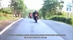 Kecelakaan maut Yamaha R25 vs Daihatsu Ayla