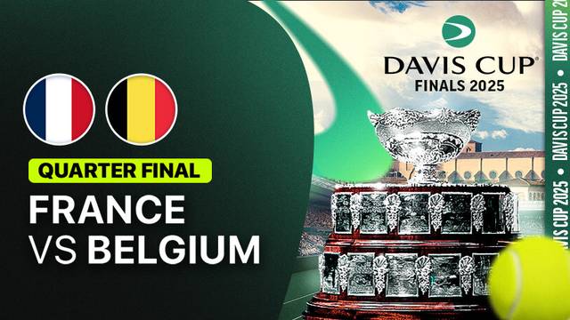 Quarter Finals: France vs Belgium - Full Match | Davis Cup 2025