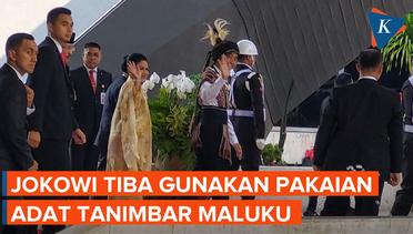 Momen Jokowi Kenakan Pakaian Adat Kepulauan Tanimbar di Sidang Tahunan MPR