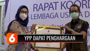 Sering Beri Bantuan di Tengah Pandemi, YPP SCTV-Indosiar dapat Penghargaan dari BNPB
