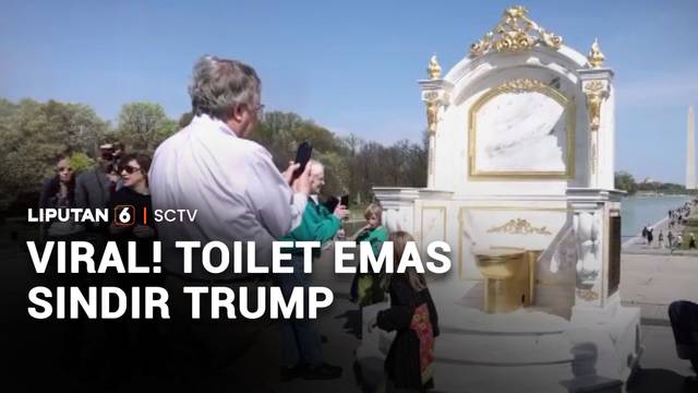 Viral! Toilet Emas Sindir Trump | Liputan 6