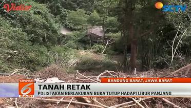Tanah Retak, Jalan Utama di Bandung Tak Bisa Dilintasi - Liputan 6 Pagi