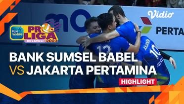 Highlights | Palembang Bank Sumsel Babel vs Jakarta Pertamina Pertamax | PLN Mobile Proliga Putra 2023