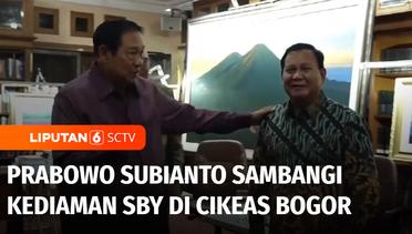 Prabowo Subianto Sambangi Kediaman SBY di Cikeas, Silaturahmi Berlangsung Tertutup | Liputan 6