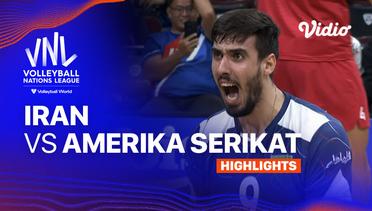 Iran vs Amerika Serikat - Highlights | Men's Volleyball Nations League 2024