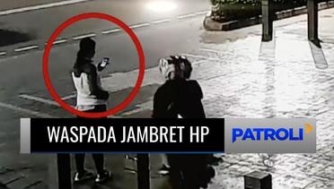 Terekam CCTV! Detik-Detik Komplotan Jambret Rampas HP Pejalan Kaki di Kawasan Senayan
