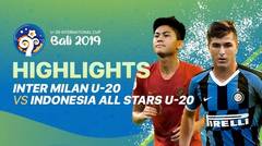 Full Match - Inter Milan U-20 1 vs 0 Indonesia All Stars U-20 | U20 International Bali Cup 2019