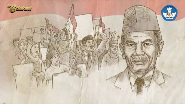 Karikatur Sejarah - Bendera Merah Putih