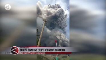Gunung Sinabung erupsi setinggi 5.000 meter