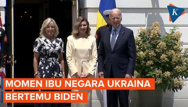 Ibu Negara Ukraina Bertemu Biden di AS