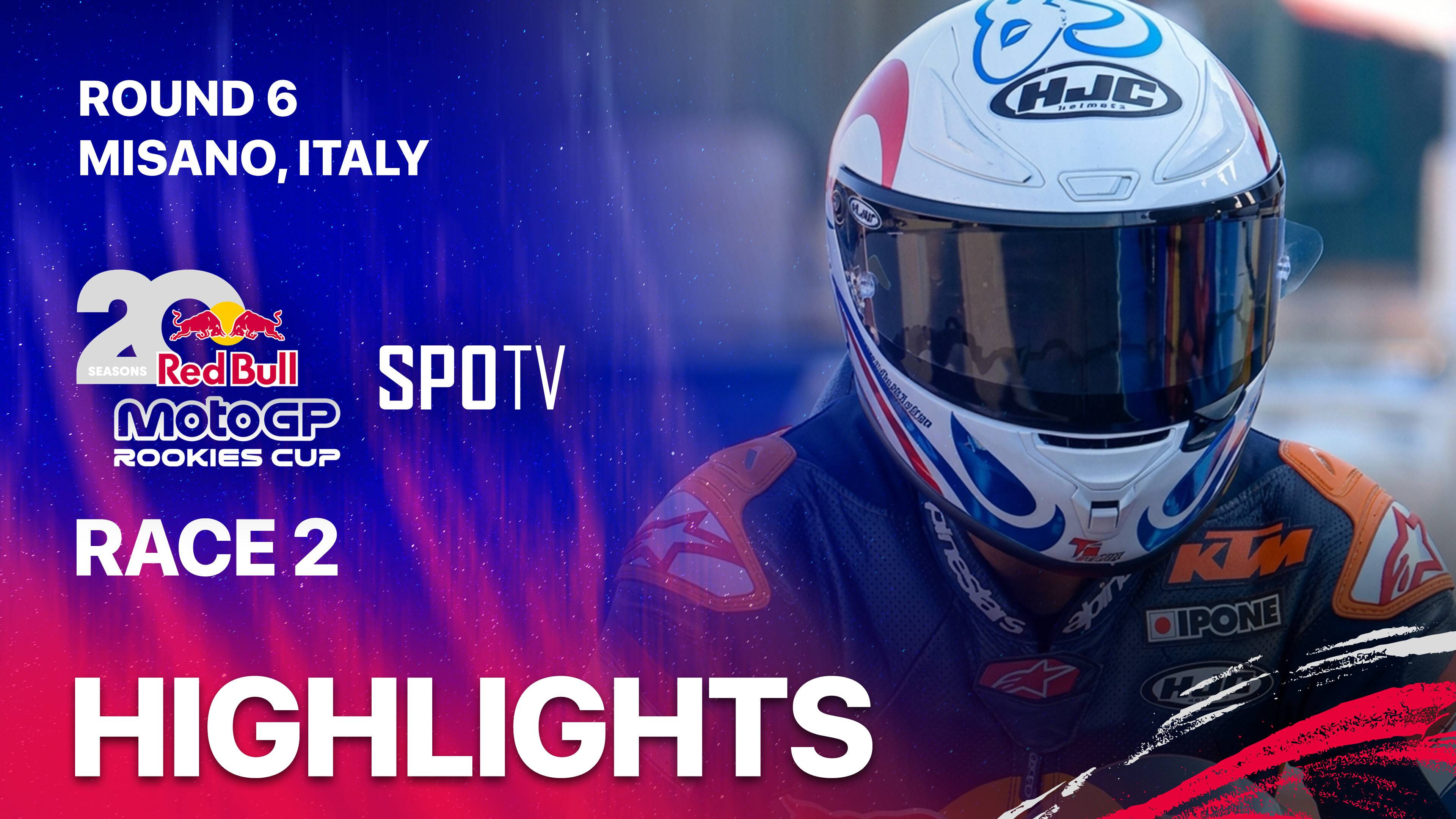 Race 2 - Red Bull MotoGP Rookies Cup 2026 Round 6: Misano
