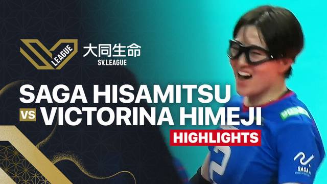 Women Quarter Final: Saga Hisamitsu Springs vs Victorina Himeji - Highlights | Men's SV League 2025