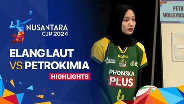 Putri: Putri: Elang Laut (Kab.Subang) vs Petrokimia Volleyball Academy (Kab. Gresik) - Highlights | Nusantara Cup 2024