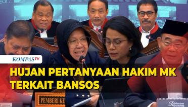 Hujan Pertanyaan Hakim MK ke Mensos Risma hingga Menkeu Terkait Bansos hingga Dana Kunker Jokowi