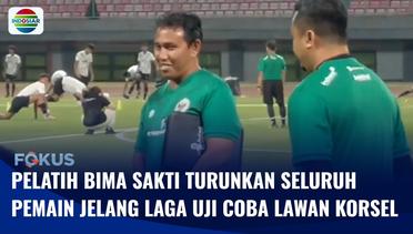 Pelatih Timnas U-17 Indonesia Bima Sakti Siap Turunkan Seluruh Pemain Jelang Laga Lawan Korsel | Fokus