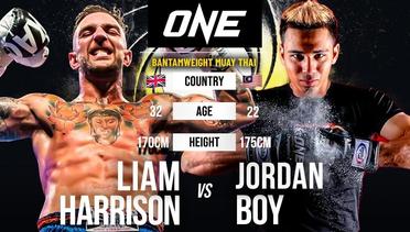 BRUTAL MUAY THAI Liam Harrison vs. Jordan Boy | Full Fight