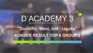 DuoAlfin, Weni, Ical - Laguku (D’Academy 3 Konser Result Top 6 Group 2)