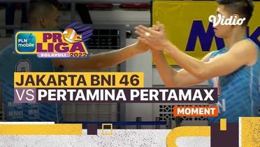 Moment | Final Four: Jakarta BNI 46 vs Jakarta Pertamina Pertamax | PLN Mobile Proliga Putra 2022