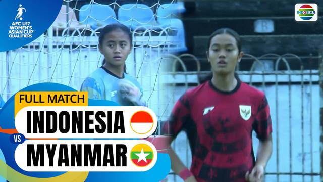 Indonesia VS Myanmar - Full Match | AFC U-17 Women Qualifiers