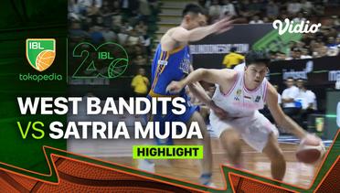 Highlights | West Bandits Solo vs Satria Muda Pertamina Jakarta | IBL Tokopedia 2023