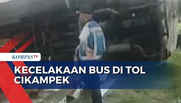 Kecelakaan Bus Handoyo di Tol Cikampek, 12 Orang Tewas