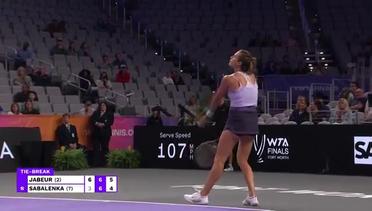 Match Highlights | Ons Jabeur vs Aryna Sabalenka | WTA Finals Fort Worth 2022