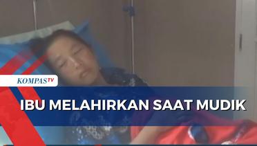 Diduga Kelelahan, Seorang Ibu di Polewali Mandar Sulawesi Barat Melahirkan saat Perjalanan Mudik