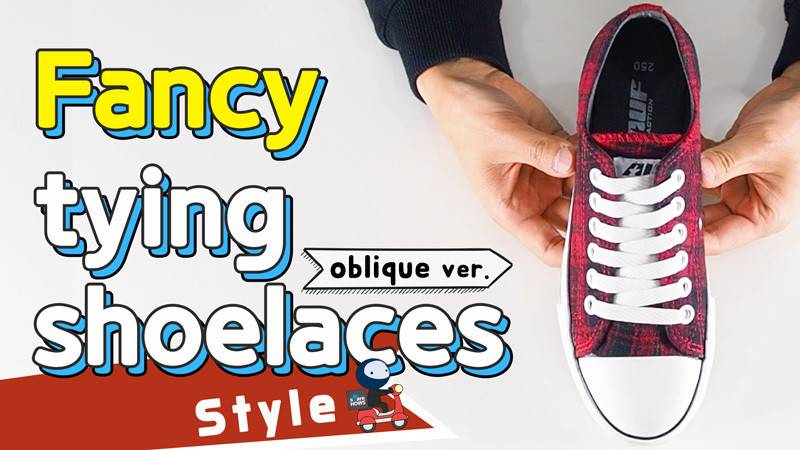 Fancy sale shoelace tying