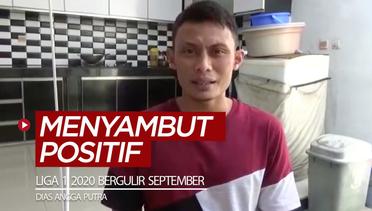 Bek Bali United, Dias Angga Putra Menyambut Positif Bila Liga 1 2020 Kembali Bergulir September