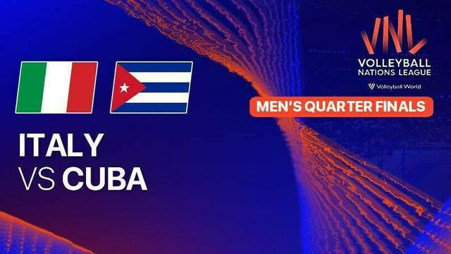 Men: Italy vs Cuba - Full Match | Volleyball Nations League 2025