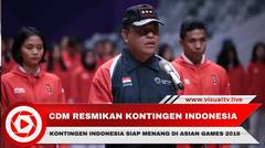 Chef de Mission Resmikan Kontingen Indonesia dan Siap Raih Kemenangan di Asian Games 2018