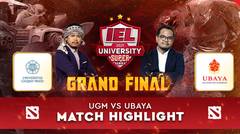 Grand Final DOTA 2 IEL | Highlight UGM vs UBAYA