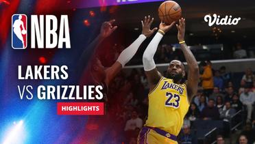 LA Lakers vs Memphis Grizzlies - Highlights | NBA Regular Season 2023/24
