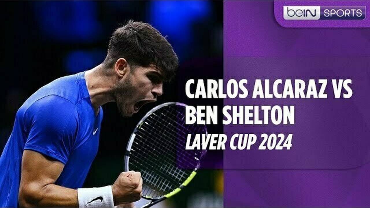 Carlos Alcaraz vs Ben Shelton - Highlights | Laver Cup 2024 | Vidio