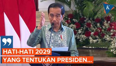 Jokowi Mengaku Dibisiki Pakar Digital untuk Hati-hati