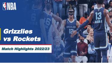 Match Highlights | Memphis Grizzlies vs Houston Rockets | NBA Regular Season 2022/23