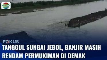 Tanggul Sungai Jebol Belum Diperbaiki, Banjir Masih Rendam Ratusan Rumah di Demak | Fokus