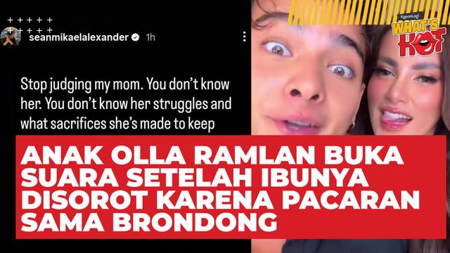 Anak Olla Ramlan Pasang Badan Setelah Ibunya Dikritik Karena Pacaran Dengan Tristan Molina