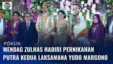 Mendag Zulhas Bersama Istri Hadiri Pernikahan Putra Kedua Laksamana TNI Yudo Margono | Fokus
