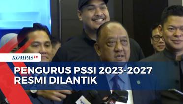 Pelantikan Pengurus PSSI Periode 2023-2027, Ini Harapan Ketua KONI!