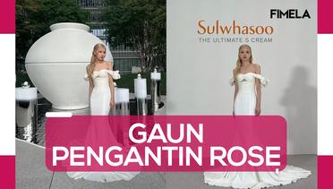 Berbalut Gaun Pengantin Putih, Rose BLACKPINK Tampil Bak Bidadari di Acara Brand Kecantikan