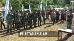 TNI Melakukan Aksi Bersih Eceng Gondok