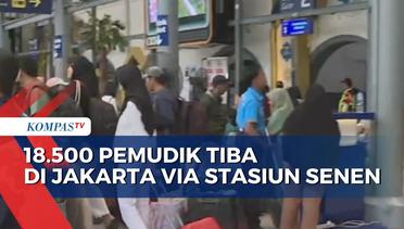 Hari Ini, 18.500 Pemudik Tiba di Stasiun Pasar Senen Jakarta