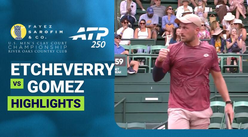 Tomas Martin Etcheverry vs Federico Agustin Gomez - Round 1 | ATP 250: Fayez Sarofim & Co. U.S. Men's Clay Court Championship 2026