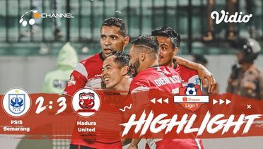 Full Highlight - PSIS Semarang 2 vs 3 Madura United | Shopee Liga 1 2019/2020