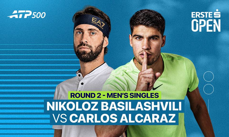 Nikoloz Basilashvili vs Carlos Alcaraz