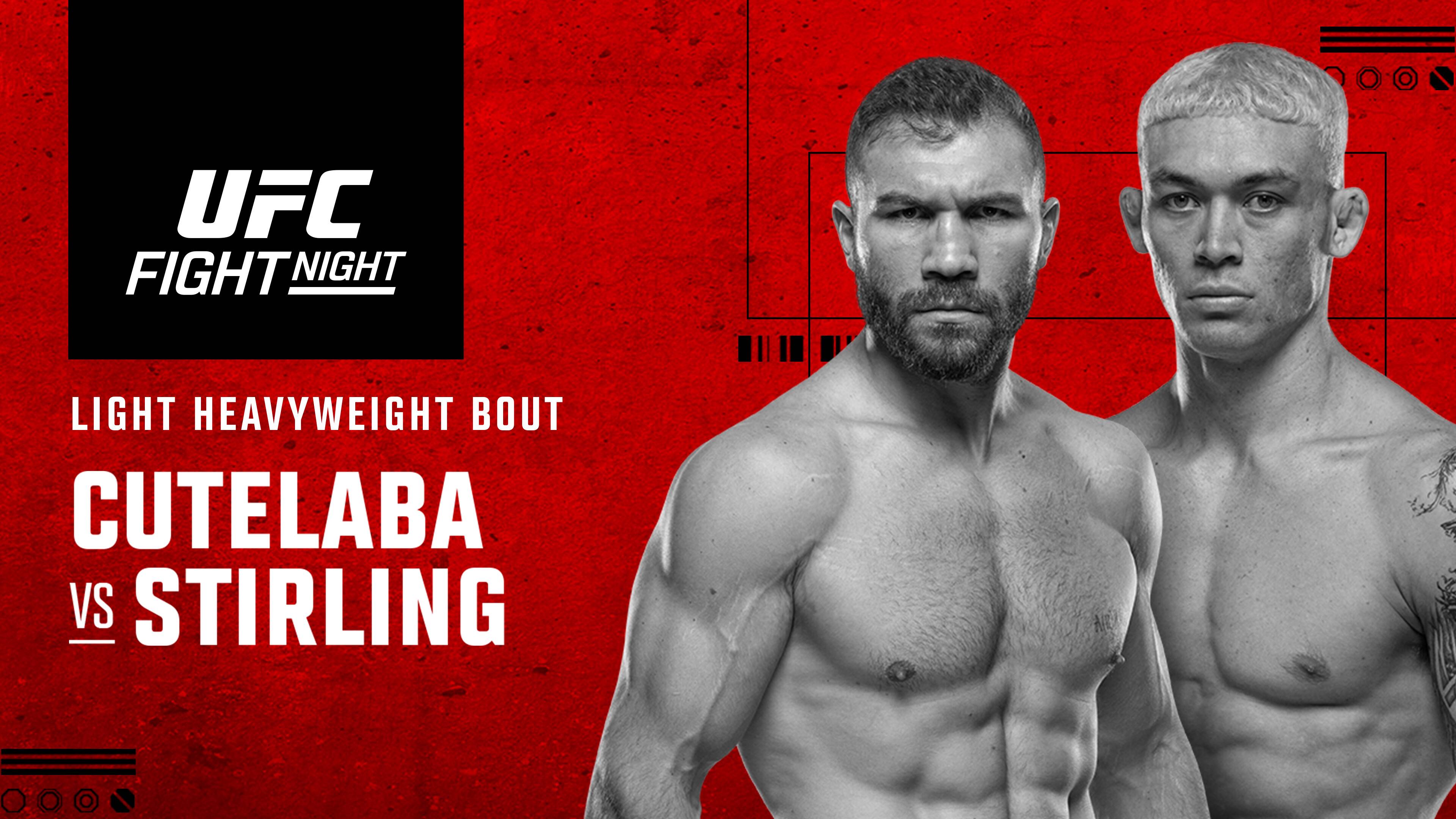 Ion Cutelaba vs Navajo Stirling - Light Heavyweight | UFC Fight Night