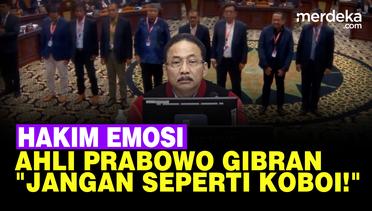 Hakim MK Tegur Ahli Prabowo Gibran Jelang Sidang: Jangan Seperti Koboi Ya!
