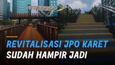 Revitalisasi JPO Karet di Jakarta Mirip Kapal Pinisi