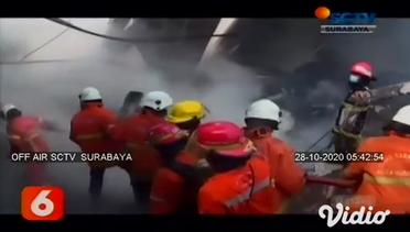Gudang Mebel di Surabaya Ludes Terbakar
